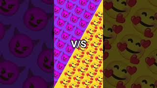 tell in comments angry vs happy emoji
