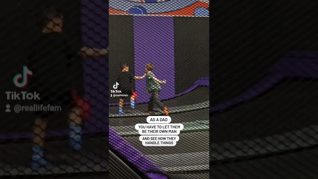 Watching my son defend himself against older kids. 