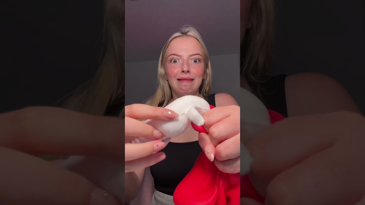 cutting open a giant squishy!🌶️✨ #needoh #squishy #asmr