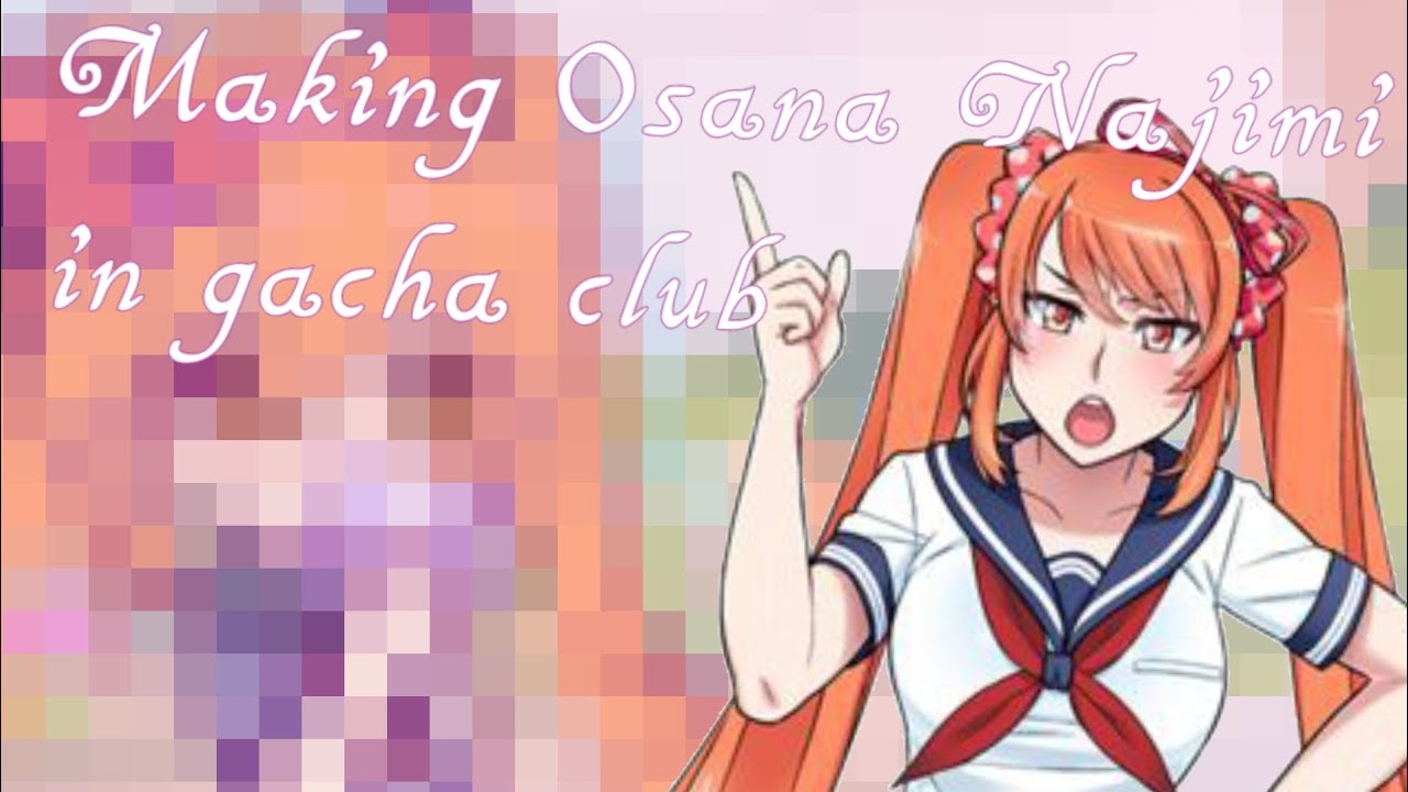 Making Osana Najimi in Gacha club \\ part 1 