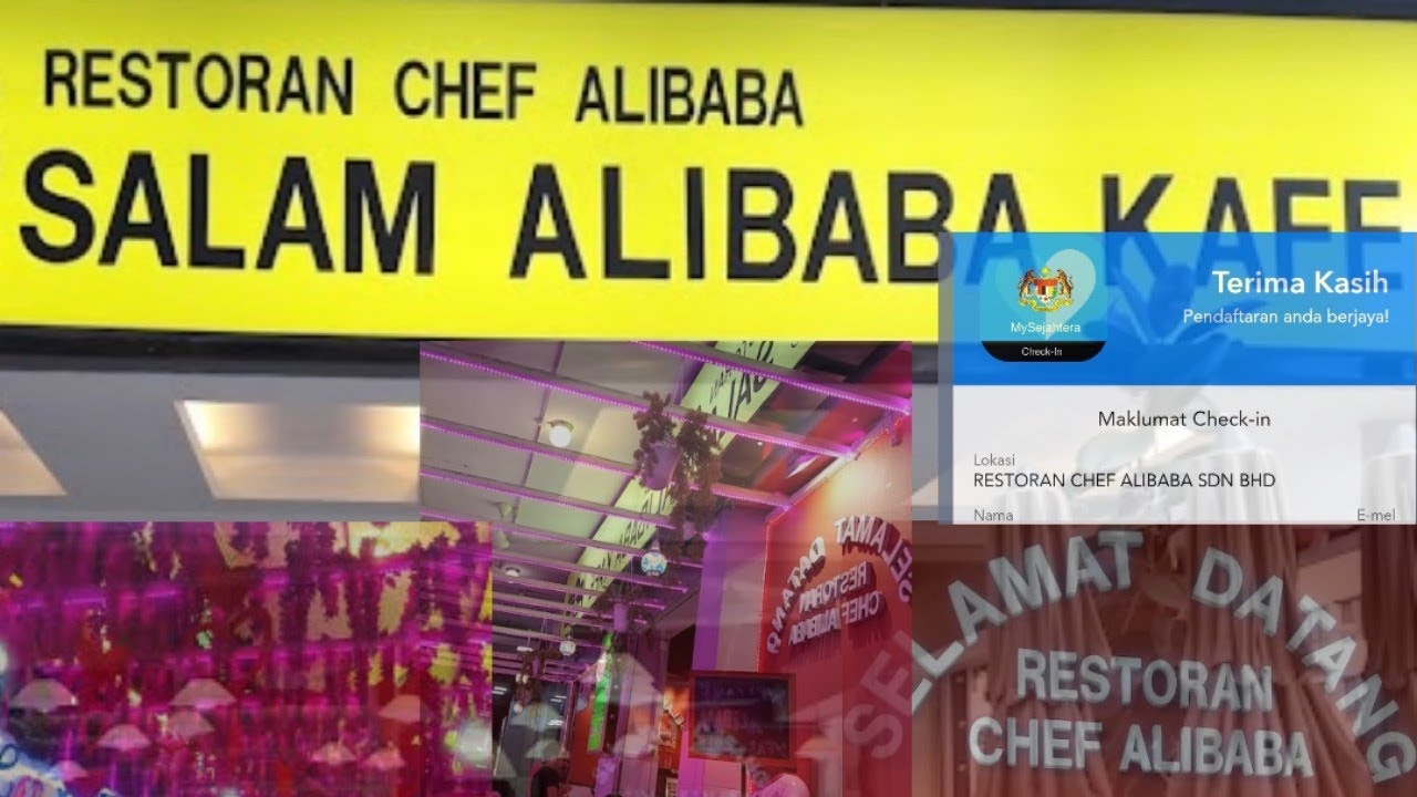 Restoran Chef Alibaba Cafe, Sibu Makan malam bersama kawan di Sibu