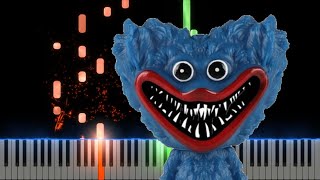 Huggy Wuggy Feat. Maya Fennec Piano Cover Midi Tutorial Sheet App Karaoke