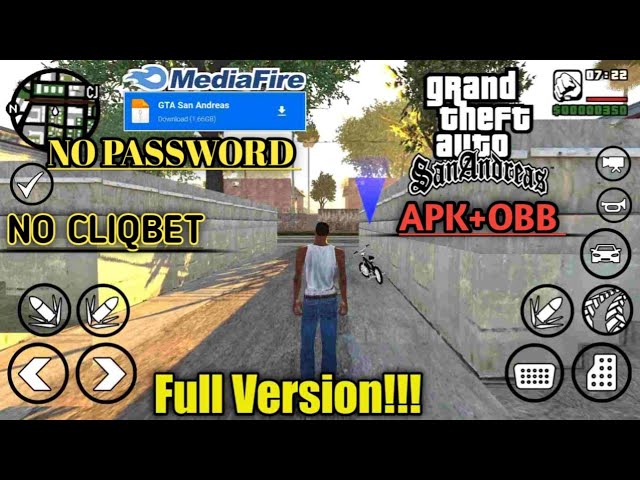 Download GTA San Andreas Apk + OBB For Android (Latest)