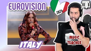Italy Eurovision 2024 Reactionalysis - Music Teacher Analyses La Noia by Angelina Mango (Reaction)