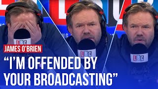 James O'Brien gets fed up and ends immigration debate with LBC caller