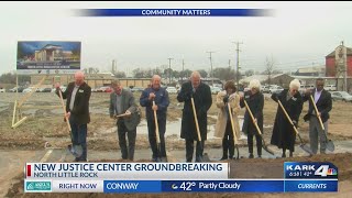 North Little Rock Justice Center Ground-breaking