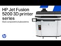 Main components and subsystems of the HP Jet Fusion 5200 3D printer series