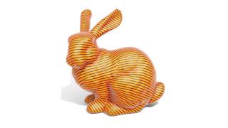 Edge Dislocation Dynamics on a Bunny