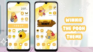 Make your android phone aesthetic | Aesthetic Winnie the Pooh Theme | Android Phone Customization screenshot 1