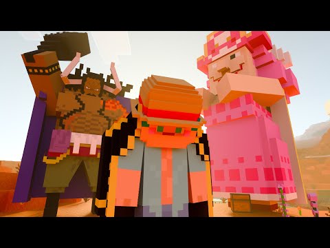 お前らを超えて海賊王になる男だ!! 総集編7~12話【マイクラ】【ワンピース】