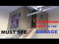 How To Make A homemade Clubhouse In The Garage do it yourself Tree Home Kids Playroom cave fort How To Make A homemade Clubhouse In The Garage do it yourself Tree Home Kids Playroom cave fort