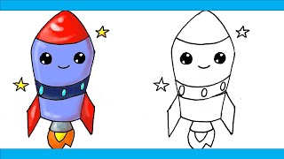 Come Disegnare Un Razzo Spaziale