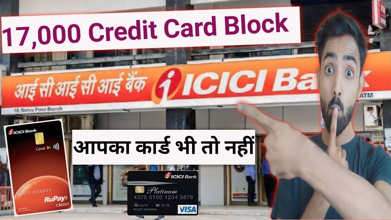 Icici Bank credit card data leak Icici Credit Card Icici Block