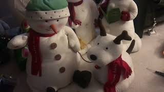 Hallmark - Snowman Jumbo Store Displays (Set of 2, 2003  + 2004)
