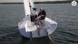 Elan 210 sailboat tested in the Stockholm Archipelago