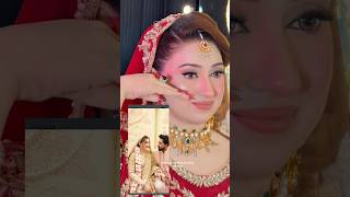Momina Iqbal’s bridal look short tutorial #mominaiqbal #sabajaved #makeuotutorial #bridelmakup