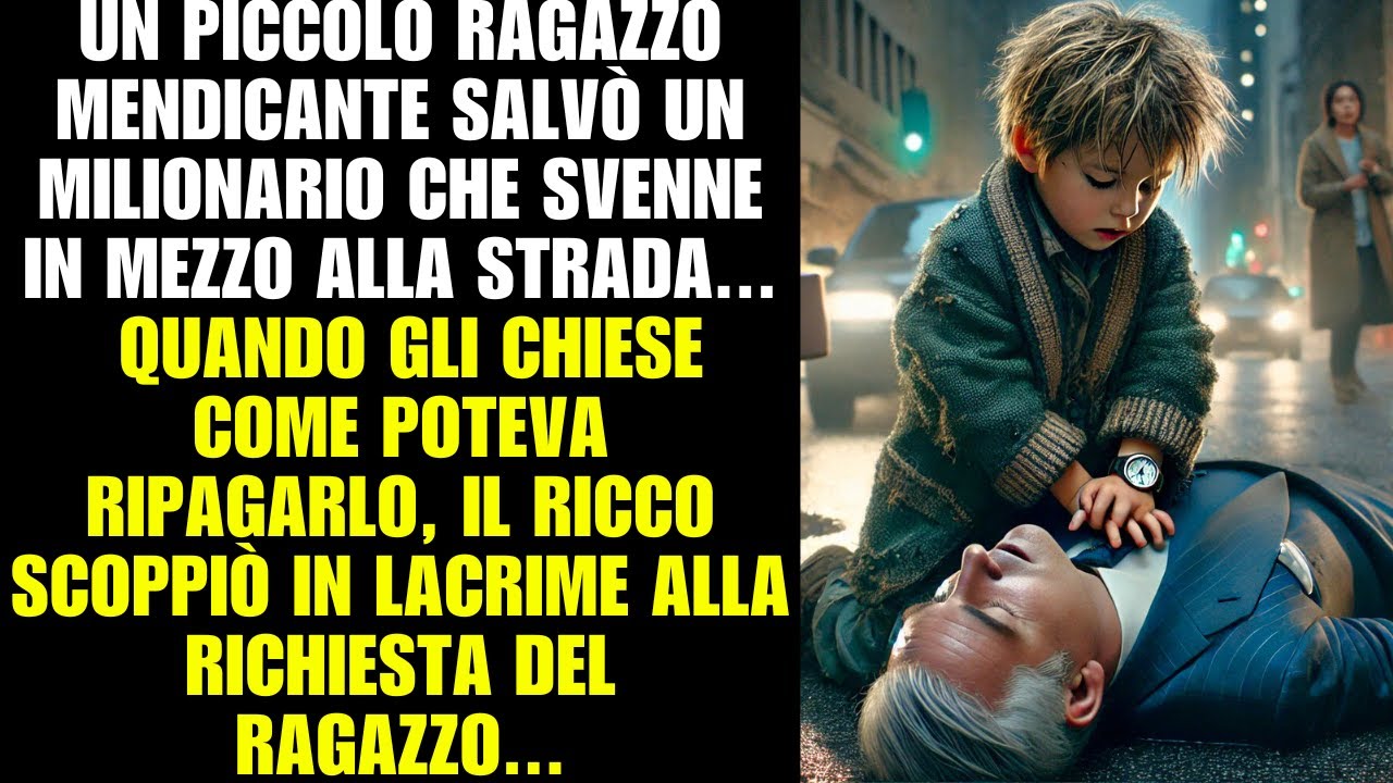 Un ragazzino salvò un milionario svenuto; la sua offerta fece scoppiare ...