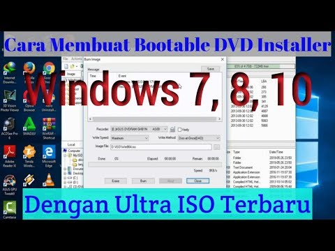 Video: Cara Membakar Disk Instalasi Windows