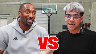 N3on VS Gilbert Arenas INTENSE BASKETBALL 1V1! screenshot 3
