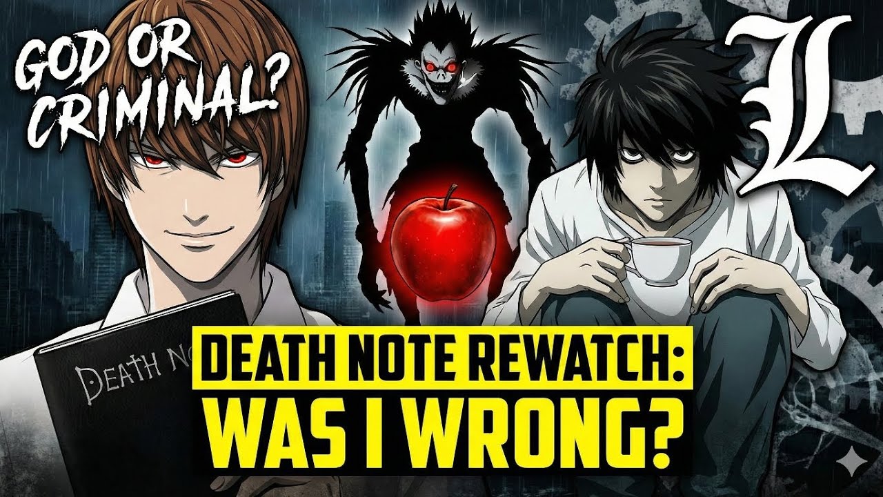 Death Note Rewatch Changed My Mind Completely
