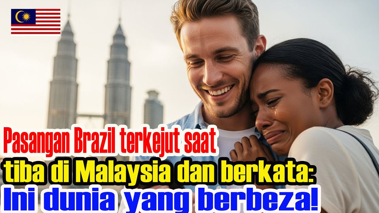 Baru tiba di Malaysia, pasangan Brazil terkejut: semuanya di sini seperti dari dunia lain! benar wow