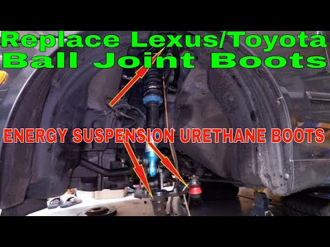 How to Replace Ball Joint Rubber Boots | Lexus IS300/GS300/SC300 | Urethane Upgrade