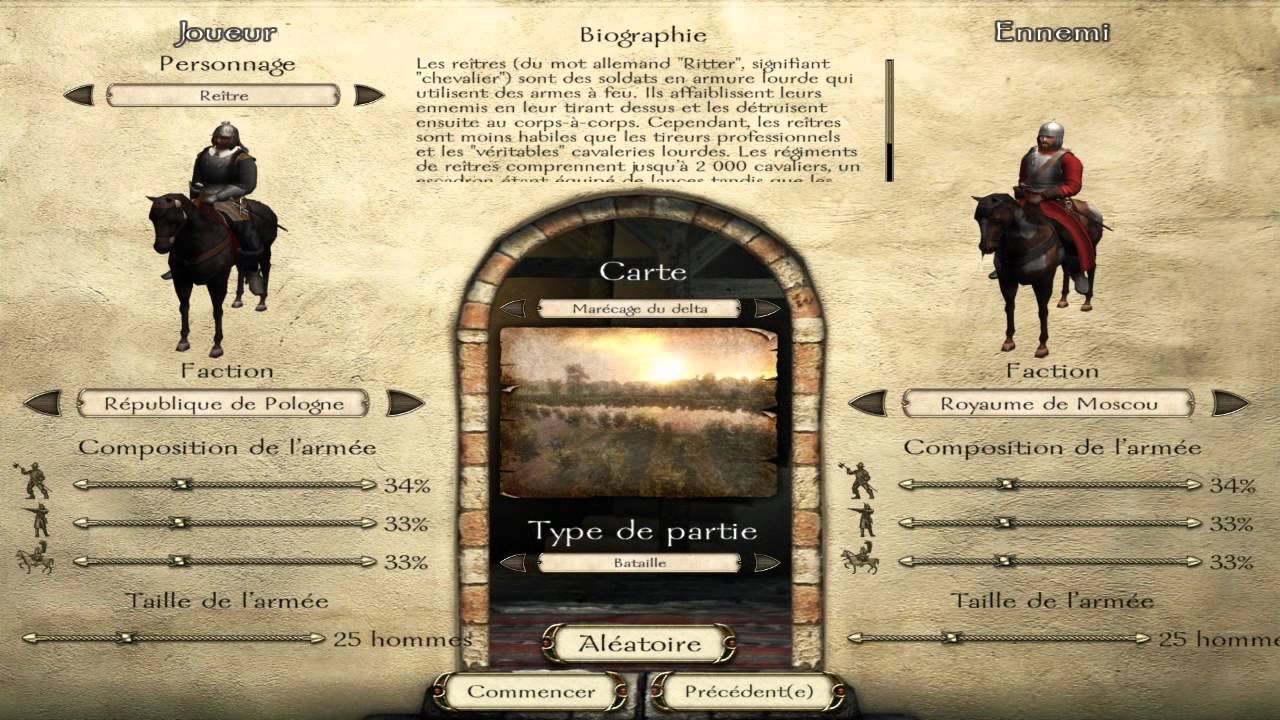 Карта маунт энд блейд огнем и мечом