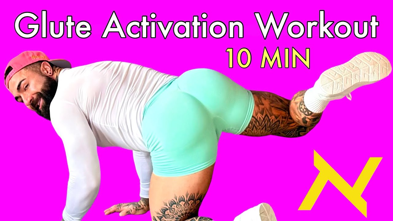 ПОЧУВСТВУЙТЕ, КАК НАЧИНАЮТ РАБОТАТЬ ЯГОДИЦЫ! 10-минутная тренировка для активации ягодичных мышц ...