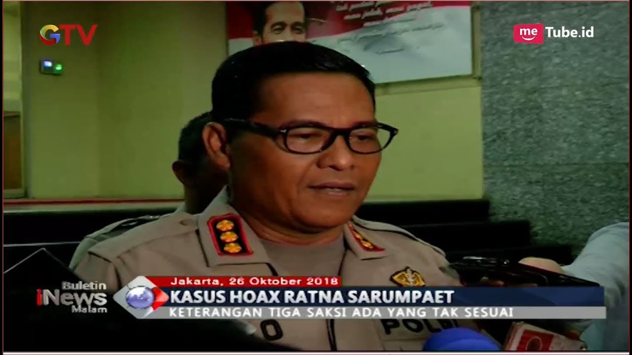 Polisi Kembali Periksa 3 Saksi Terkait Kasus Hoax Ratna Sarumpaet - BIM 26/10