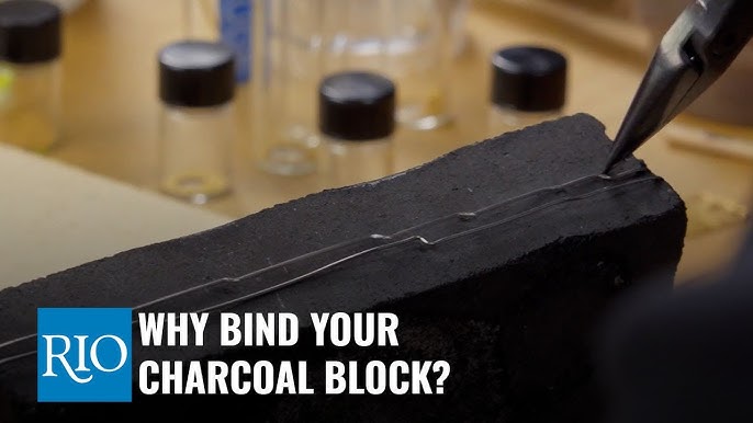 Charcoal Soldering Block - Findings Outlet