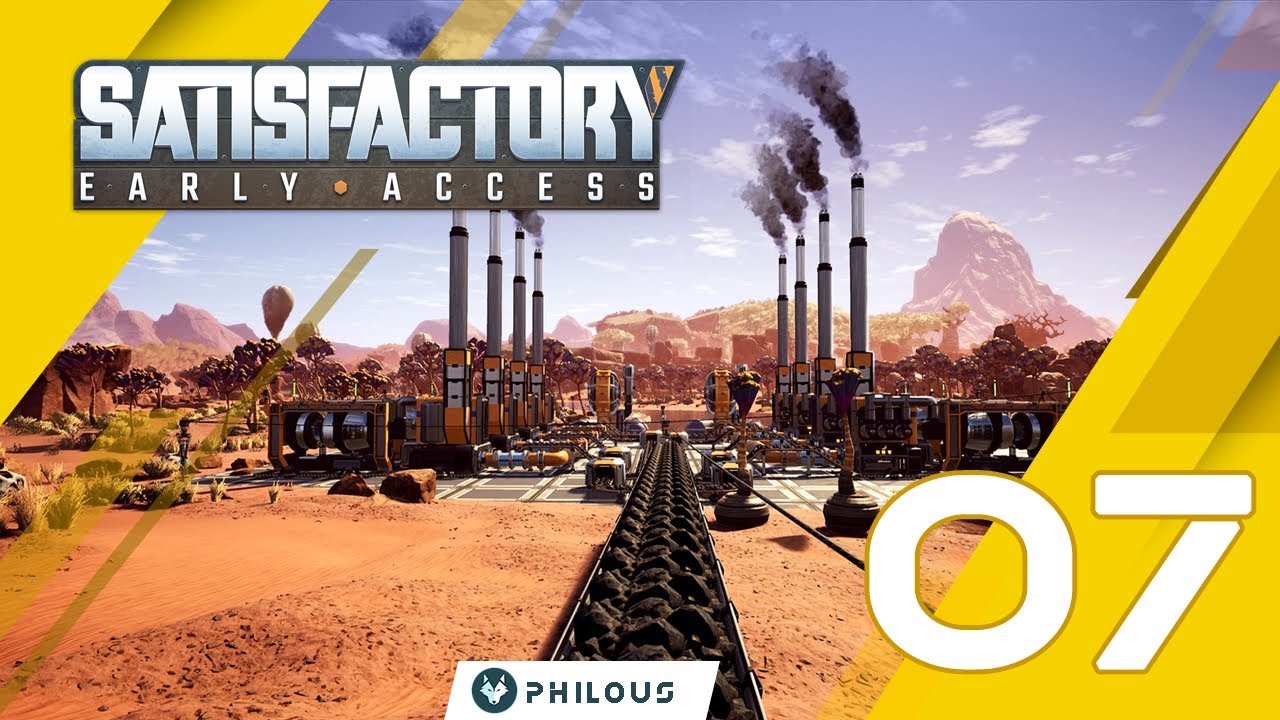 Satisfactory Update 5 07 Notre première centrale au charbon !