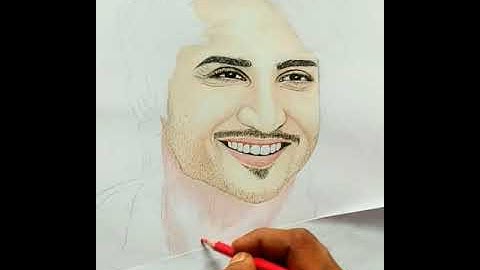 Sushant Singh Rajput Colour Pencils Drawing | How to draw Sushant Singh Rajput #SushantSingh #short