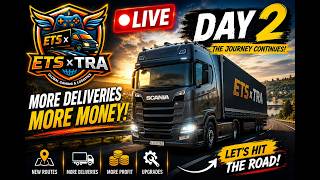 🌍 ETS2 LIVE | First Delivery, First Truck, Day 2