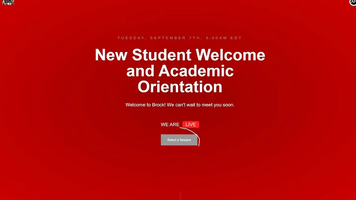 New Student Welcome and Academic Orientation Virtual Event