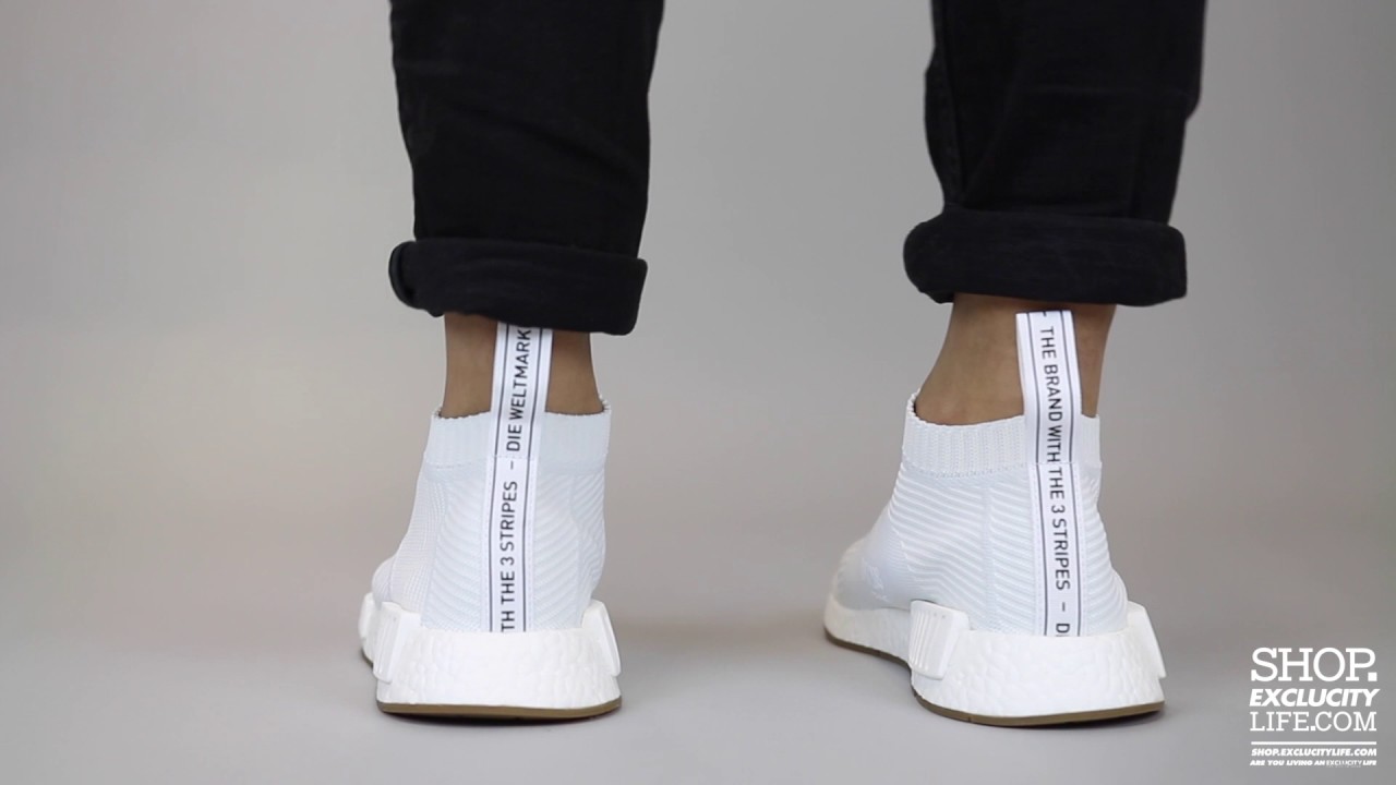 Adidas NMD City Sock 1 White Gum On 