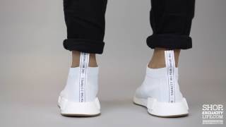 nmd white gum city sock