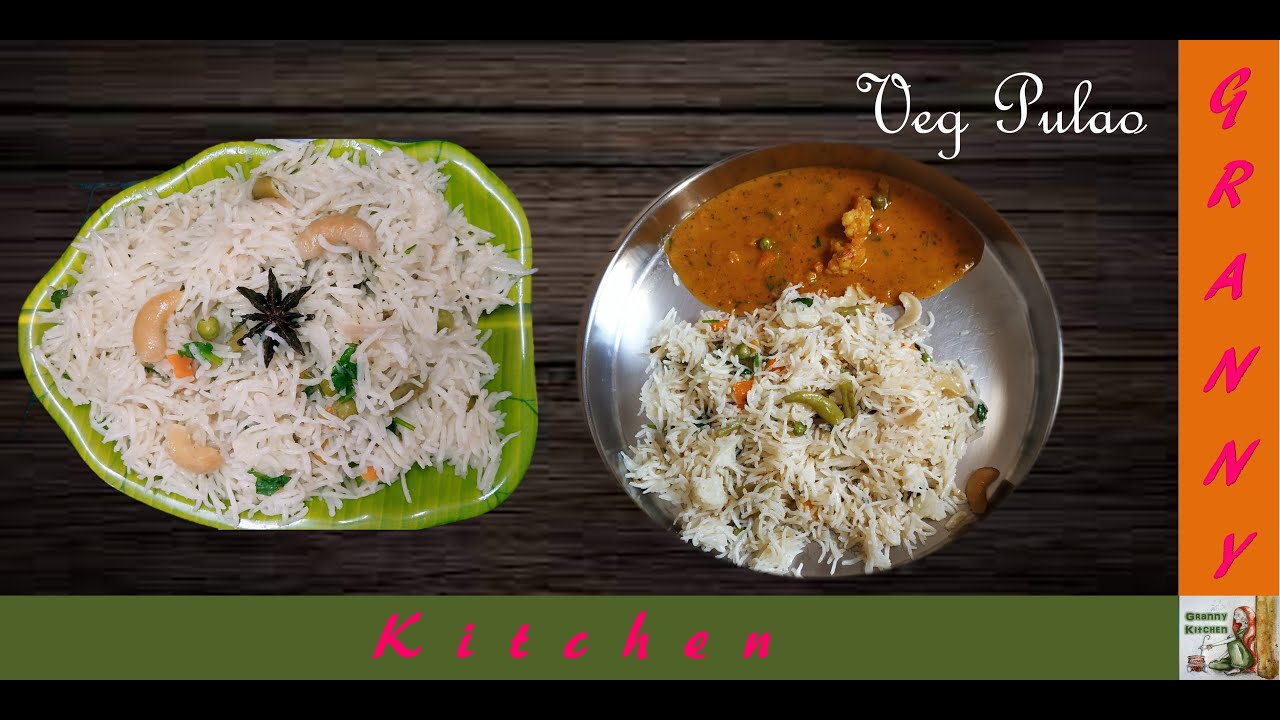 Veg puloa recipe in tamilVegetarian pulao seivathu eppadiQuick and