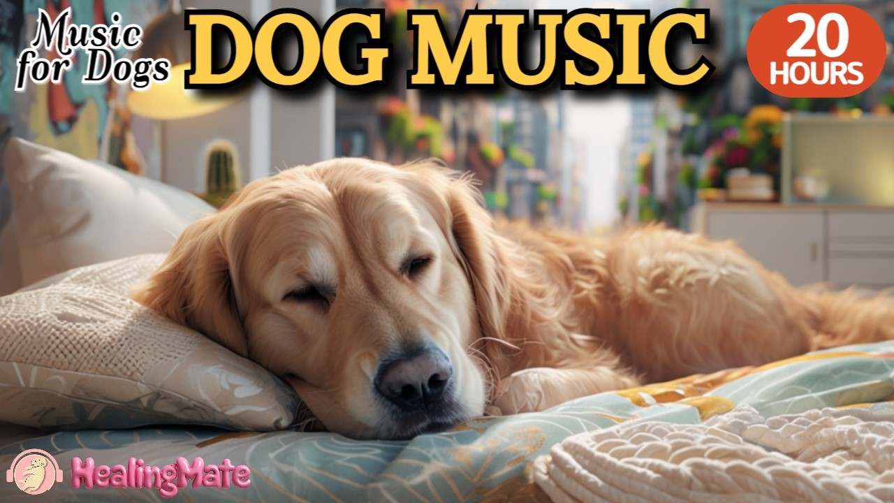 강아지가 좋아하는 음악🐶💖강아지 수면 음악 20시간🐶🎵분리 스트레스를 완화하는 음악🎵포근한 분위기의 수면 음악🎵외출할때 출근할때 꼭 틀어주세요 by 힐링메이트