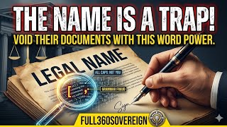 VOID Any Contract: The LEGAL NAME is a Grammatical Trap! (Exposed)