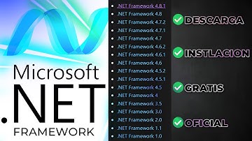 Como Descargar e Instalar Microsoft NET Framework [2024] OFICIAL