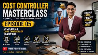 Information COST CONTROLLER MASTERCLASS – EPISODE 05 | BUDGET VS ACTUAL, VARIANCE ANALYSIS & COST FORECASTING News