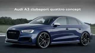 Audi A3 clubsport quattro concept