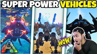 VEHICLES WITH SUPER POWER IN ARK 😎 ! | ARK SURVIVAL EVOLVED MODDED GAMEPLAY