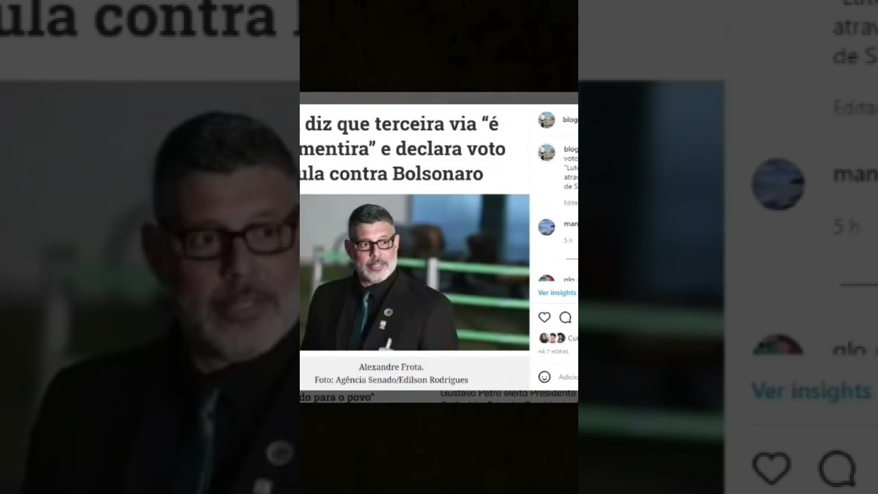 Frota é Lula. E aí?