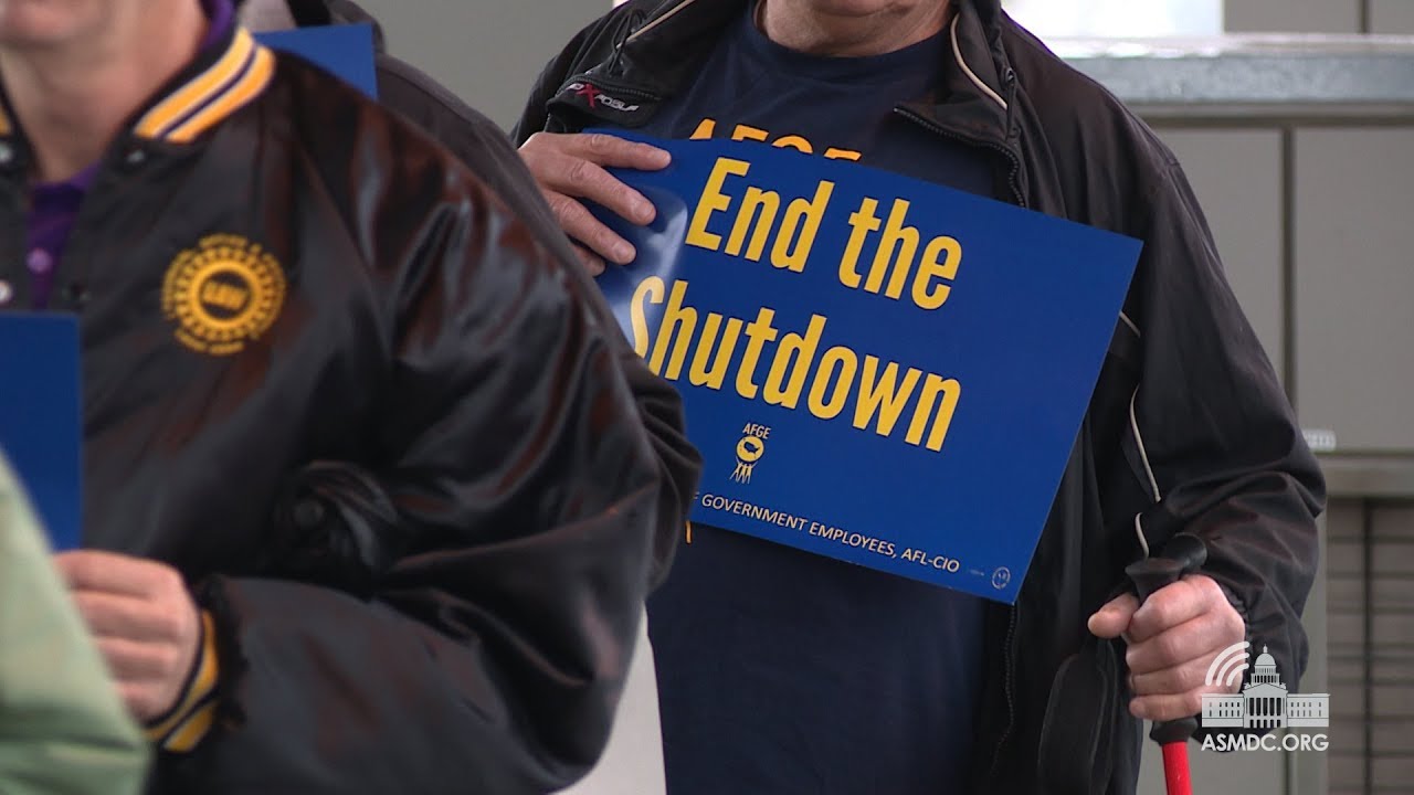 Assemblymember Kalra Rallies with Federal Employees Protesting the Government Shutdown