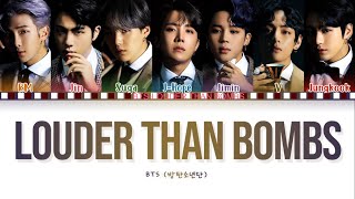 [1 HOUR] BTS Louder than bombs Lyrics (방탄소년단 Louder than bombs 가사) [Color Coded Lyrics⧸Han⧸Rom⧸Eng]