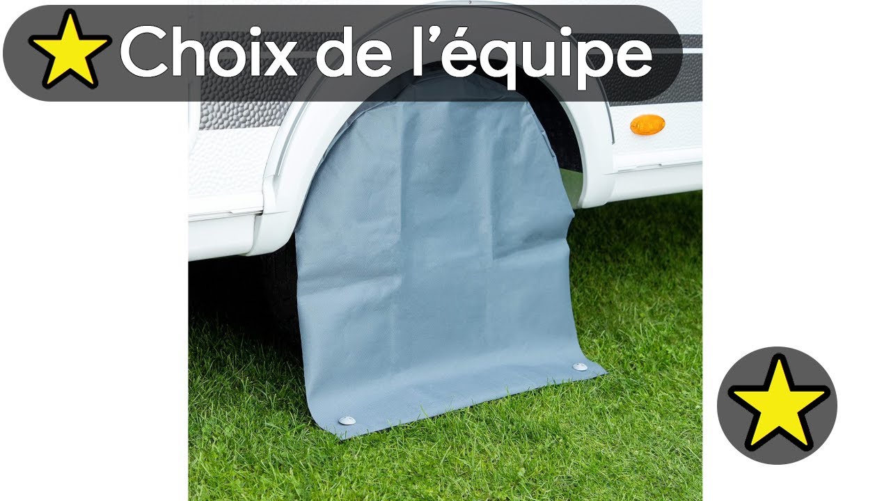 Lot De 2 Housses De Protection Pour Pneus - Imperméable Et Anti-UV - 72,5x72,5 Cm - Pour Camping-car Et Caravane