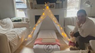 Amazon Home /Windyun 4 Pack Kids Teepee Tent / How to Host a Magical Sleepover