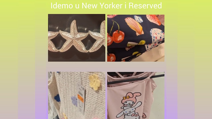 Idemo u New Yorker i Reserved