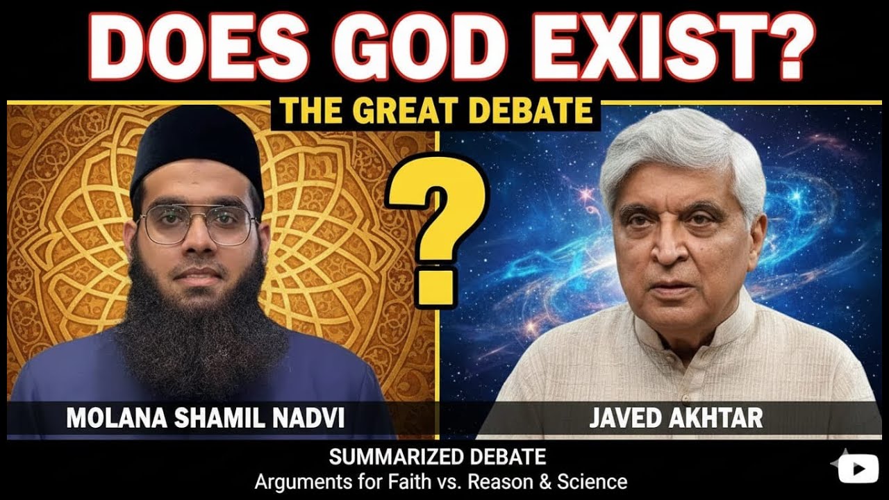 Logic, Faith, and God by mufti shamil nadvi and javed athtar debate